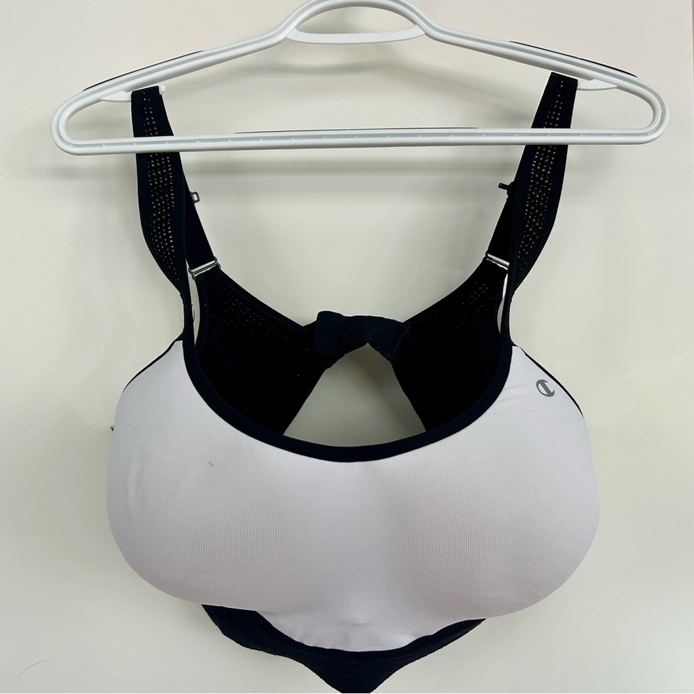 Champion Black and White Sports Bra